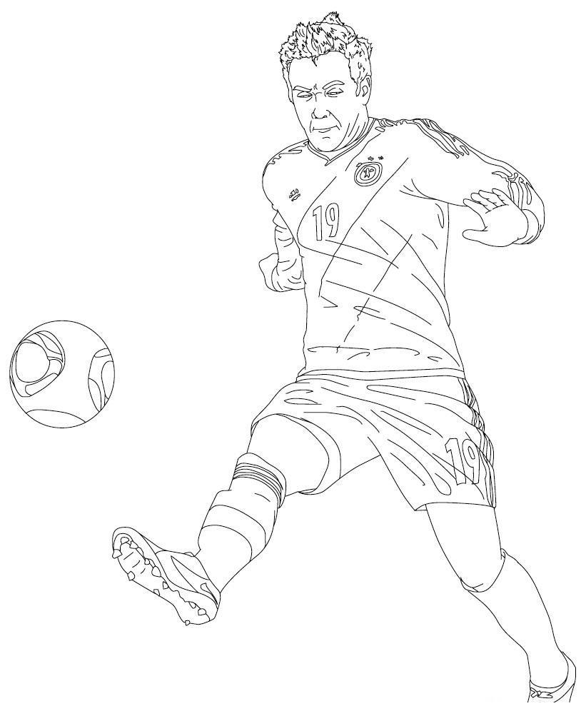 Coloriage Foot