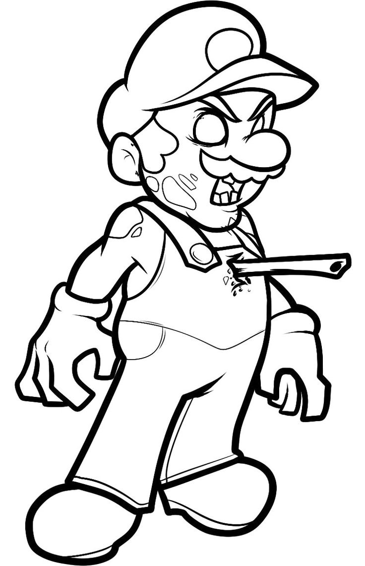 Coloriage Zombie