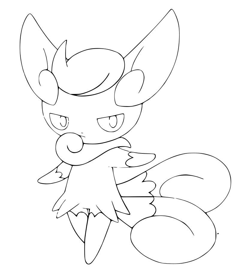 Coloriage Mistigrix Pokemon - Pokémon à imprimer