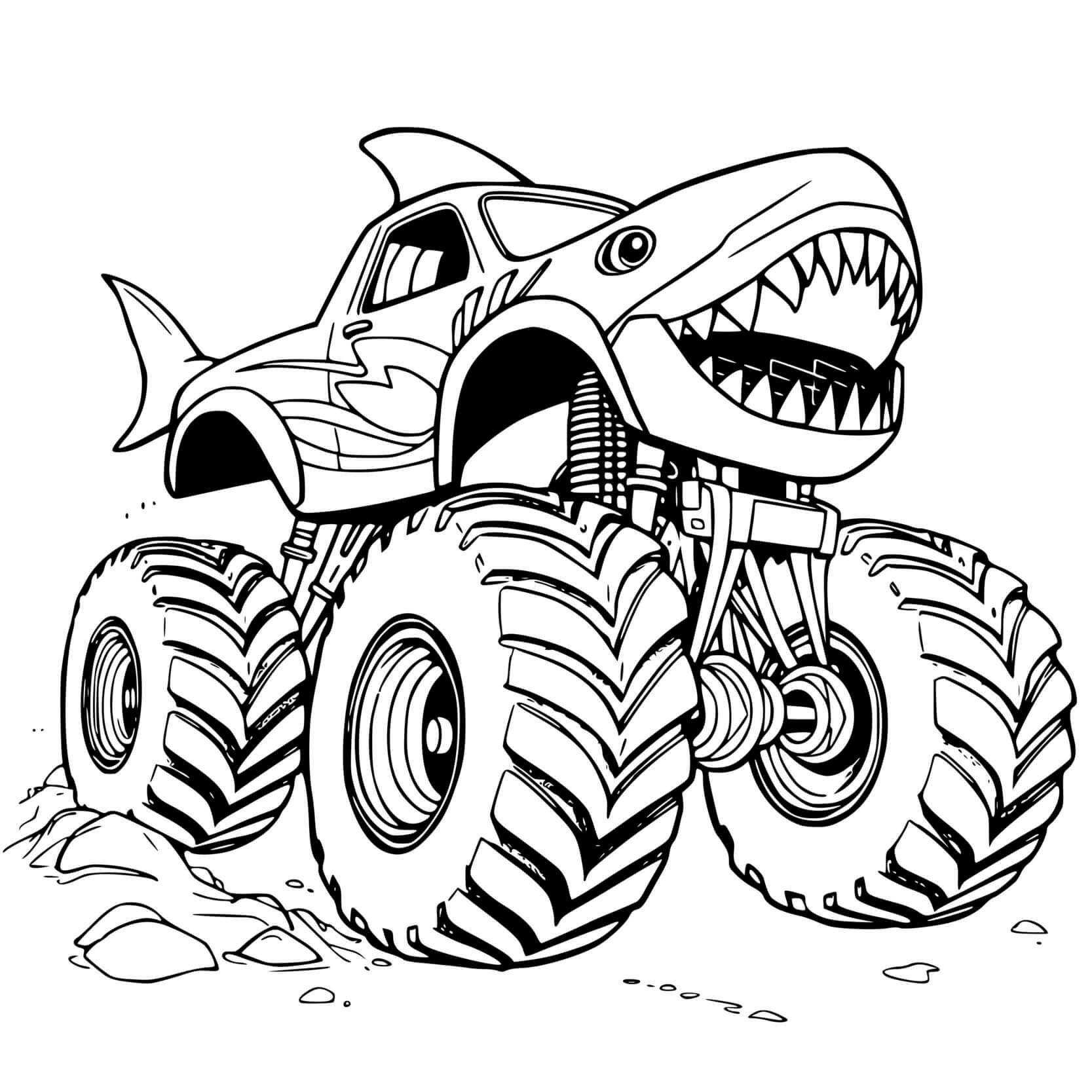 Coloriage Monster truck