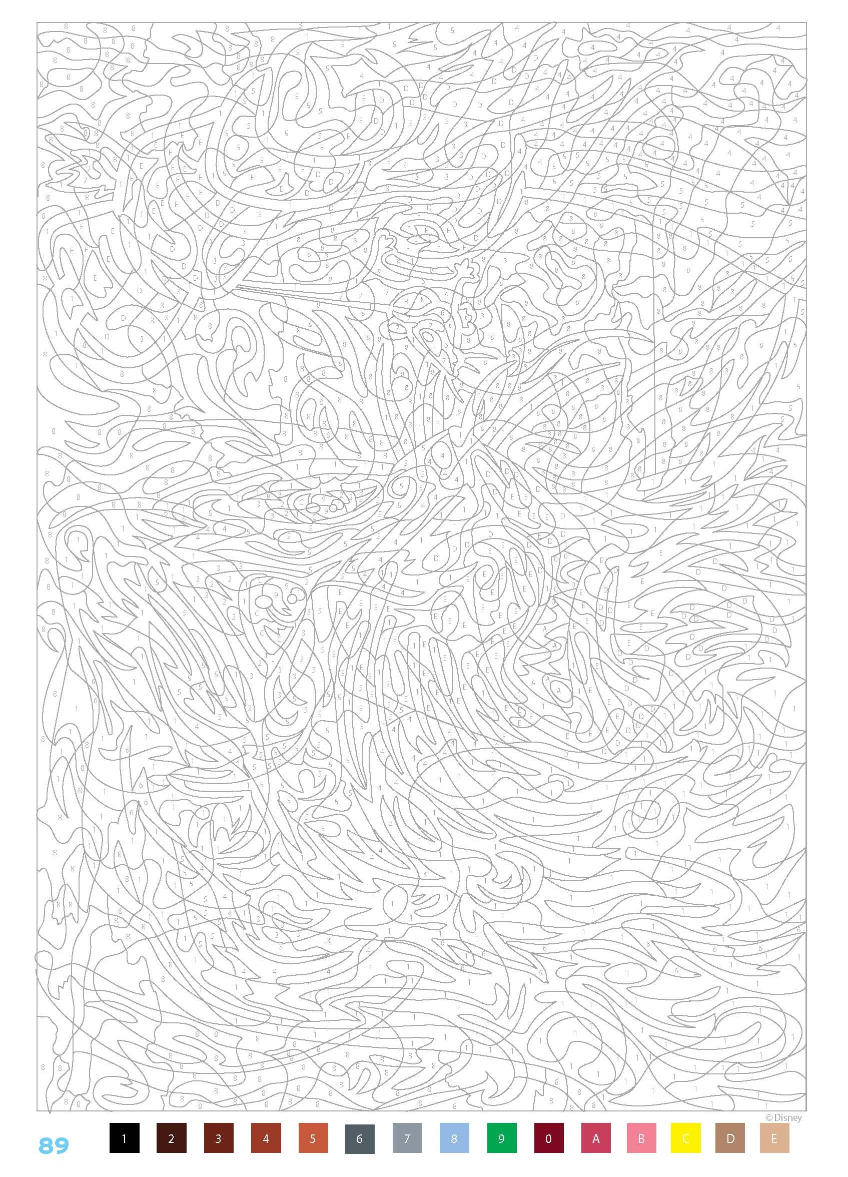 Coloriage Mystere Disney Les Grands Classiques Disney - Mystere disney à imprimer