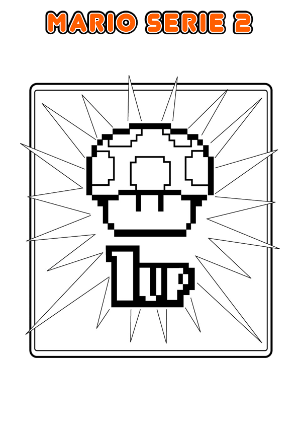 Coloriage Mario en Aventure Héroïque Nintendo - Mario à imprimer