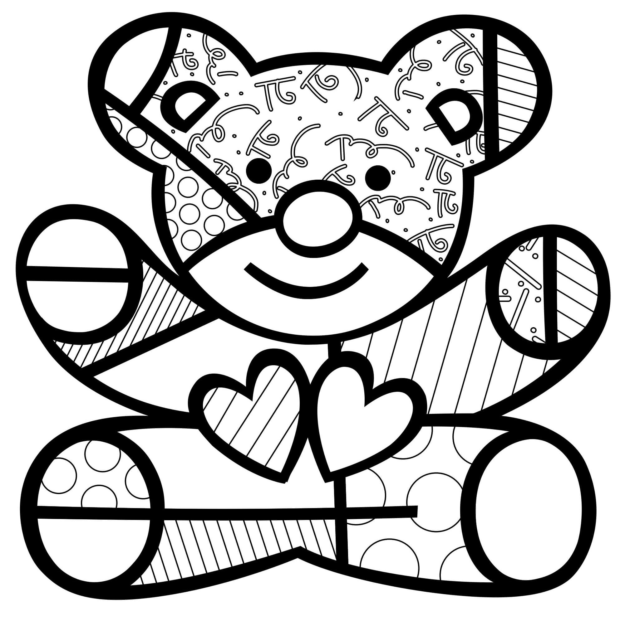 Coloriage Romero britto