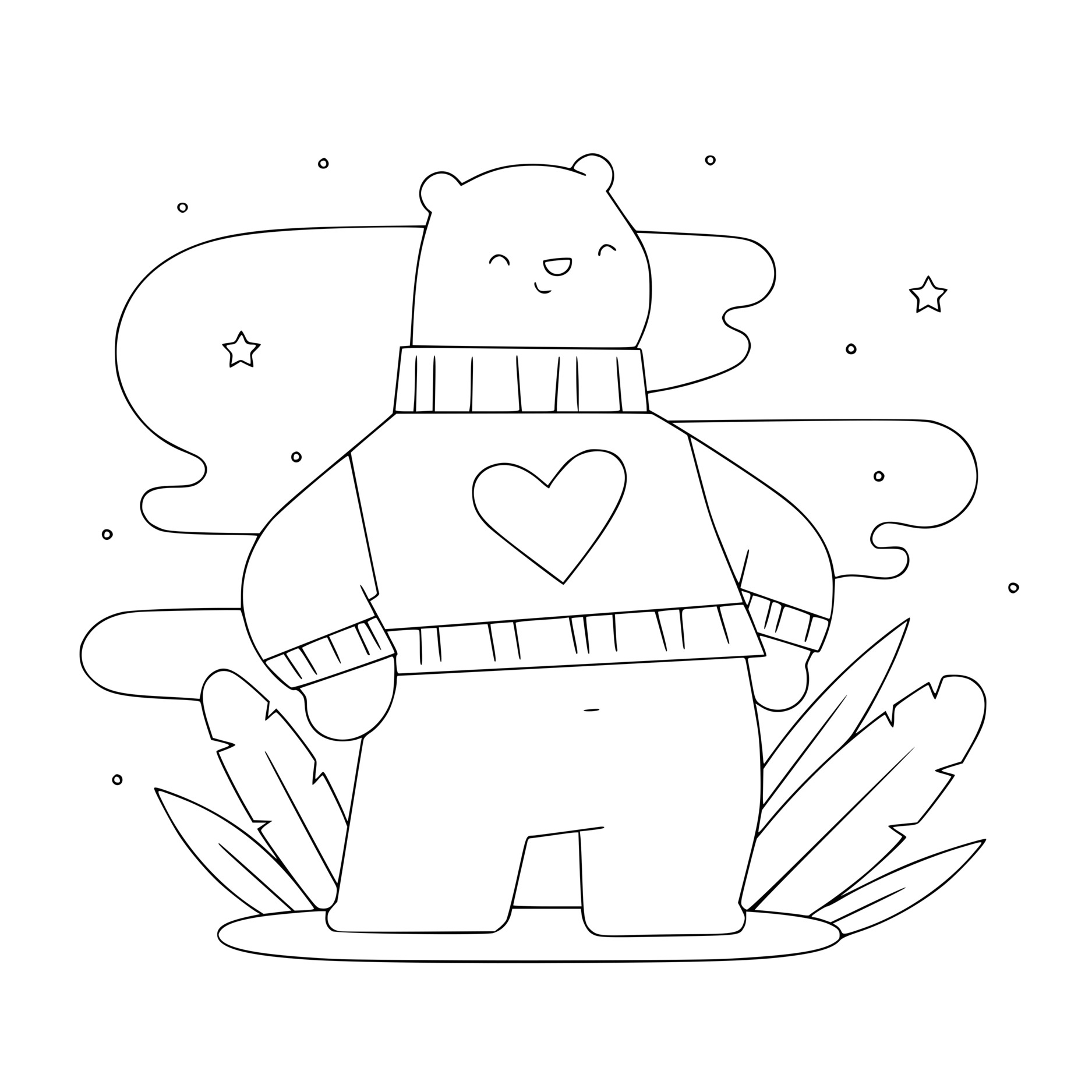 Coloriage Saint-Valentin