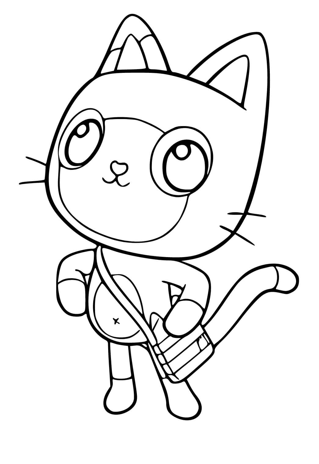 Coloriage Pandy Le Chat De Gabby - Gabby chat à imprimer