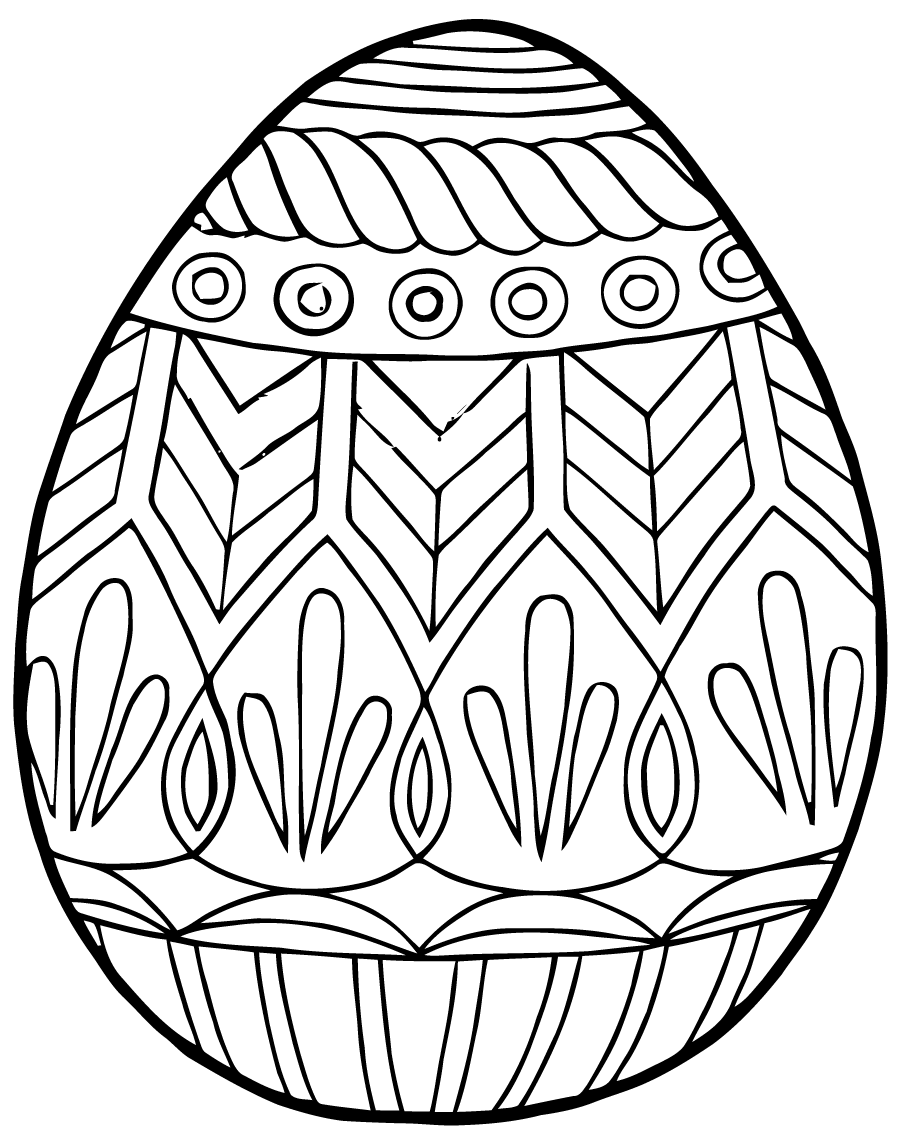 Coloriage Pâques Mandala Antistress Adulte - Pâques à imprimer