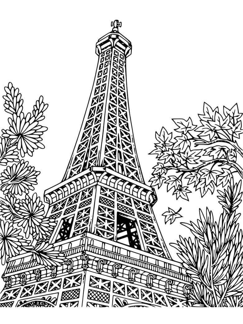 Coloriage Tour Eiffel