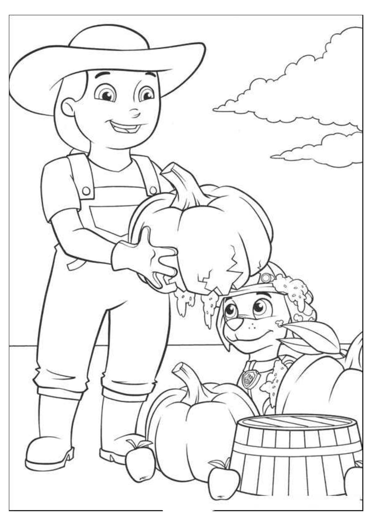 Coloriage Pat Patrouille 1 - Pat patrouille à imprimer