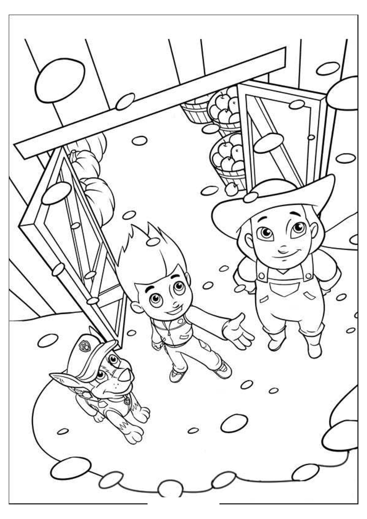 Coloriage Pat Patrouille 2 - Pat patrouille à imprimer