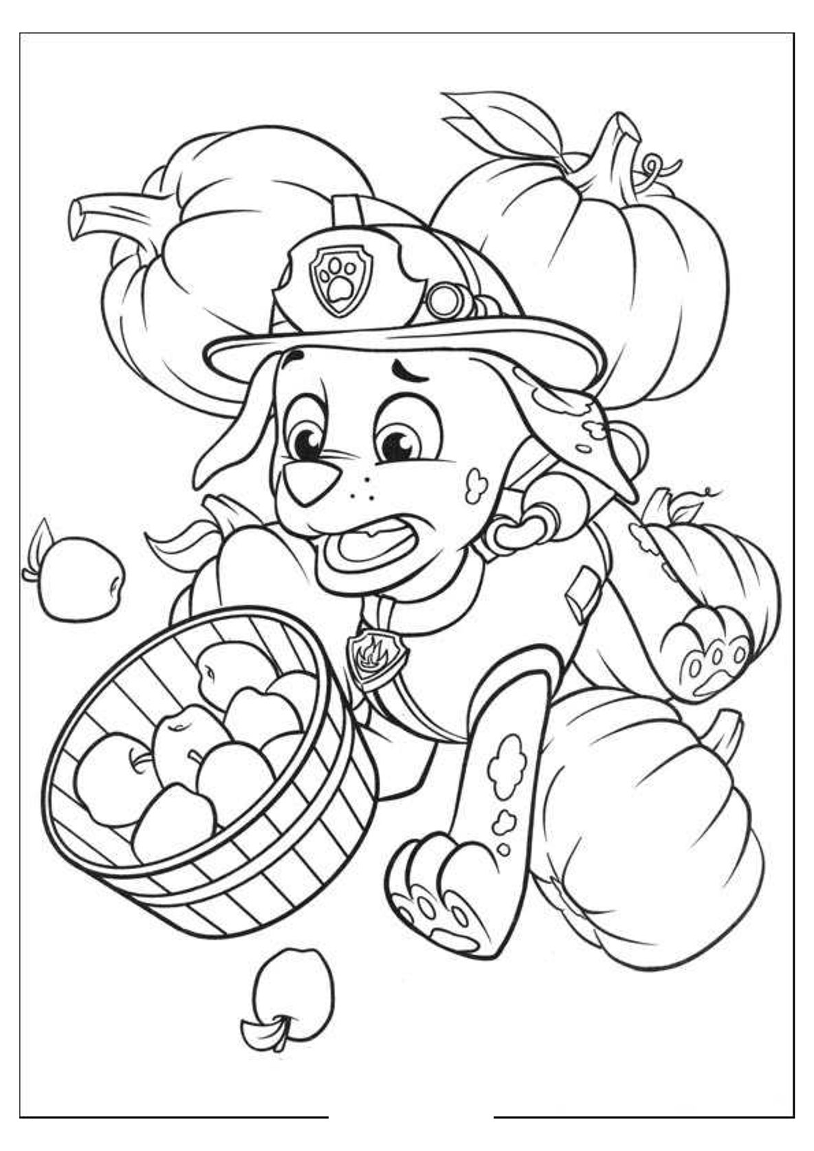 Coloriage Pat Patrouille 5 - Pat patrouille à imprimer
