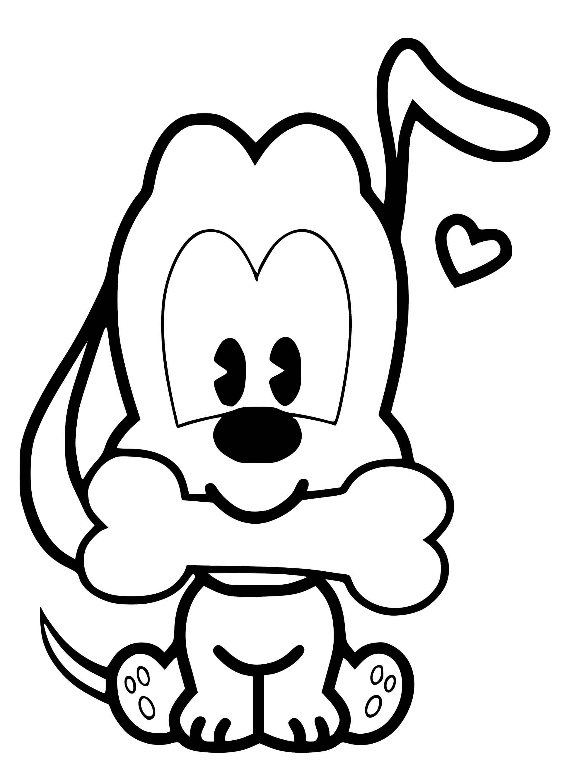 Coloriage Disney bébé