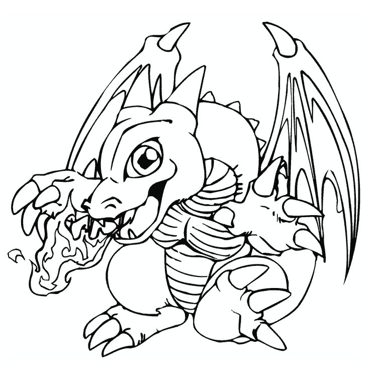 Coloriage Pokemon Dracaufeu - Pokémon à imprimer