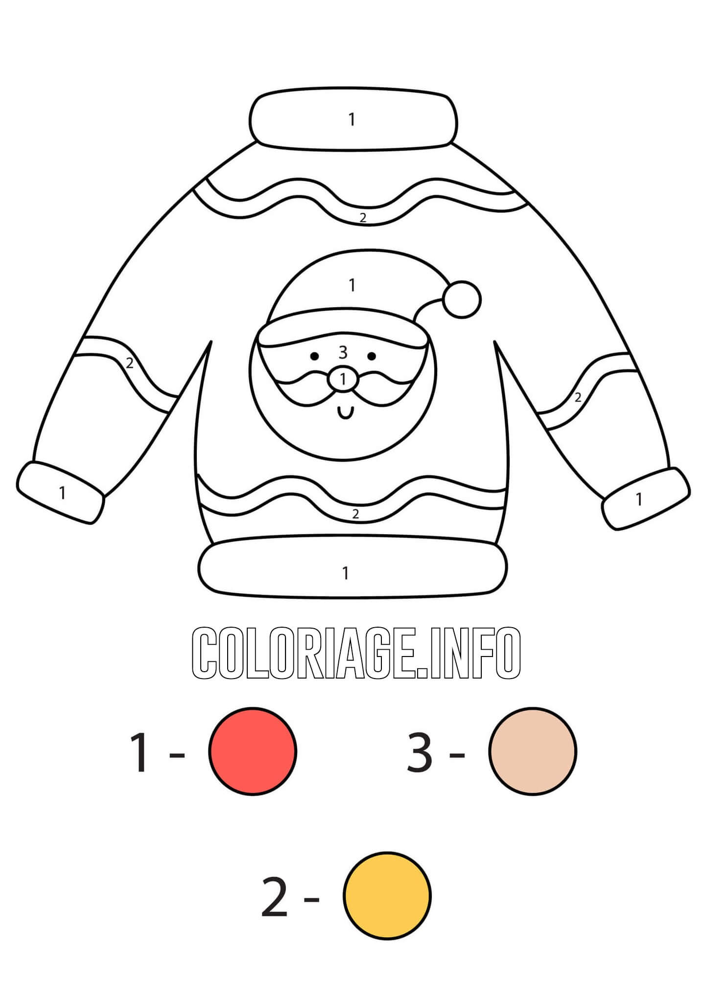 Coloriage Magique noel