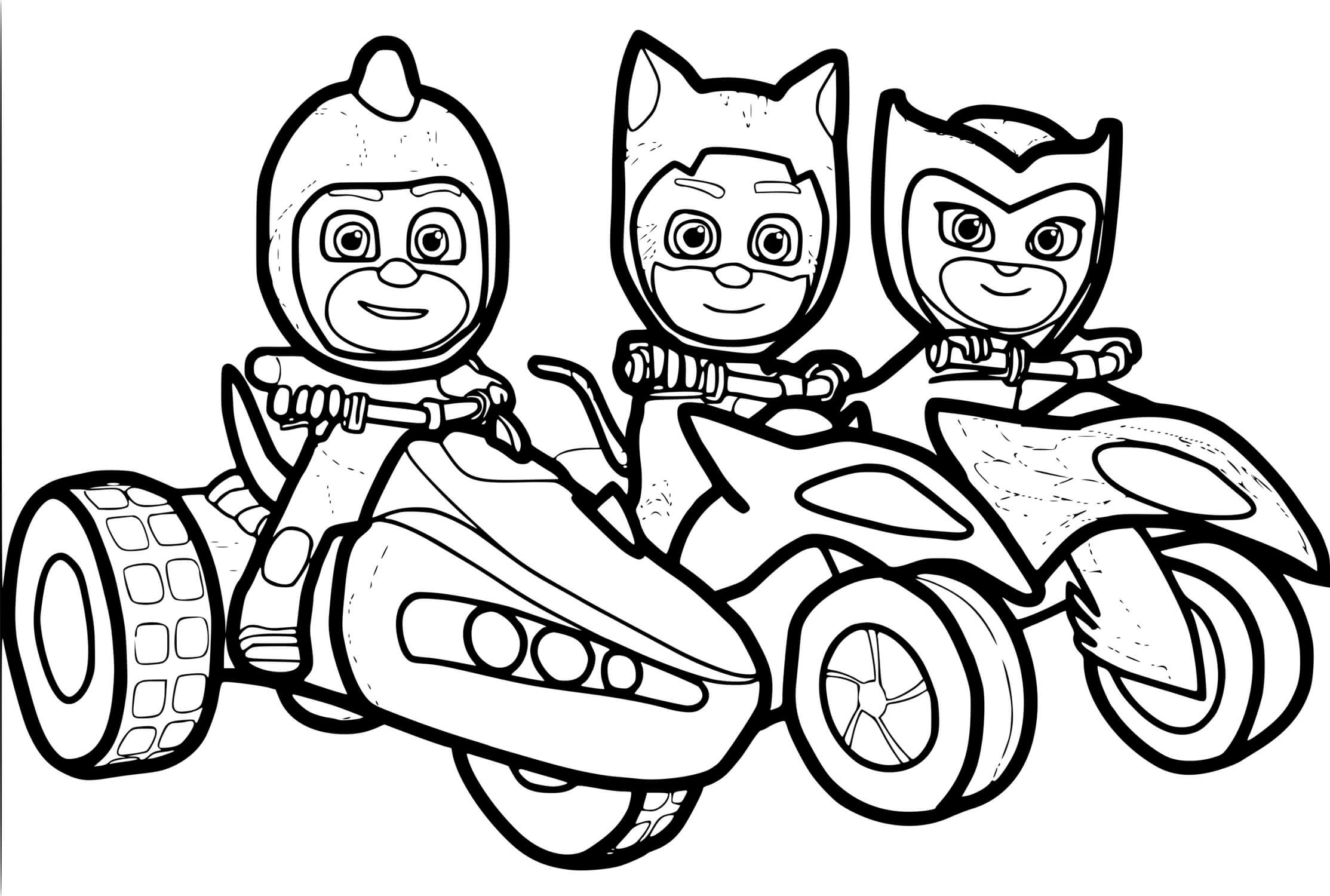 Coloriage Pyjamasques