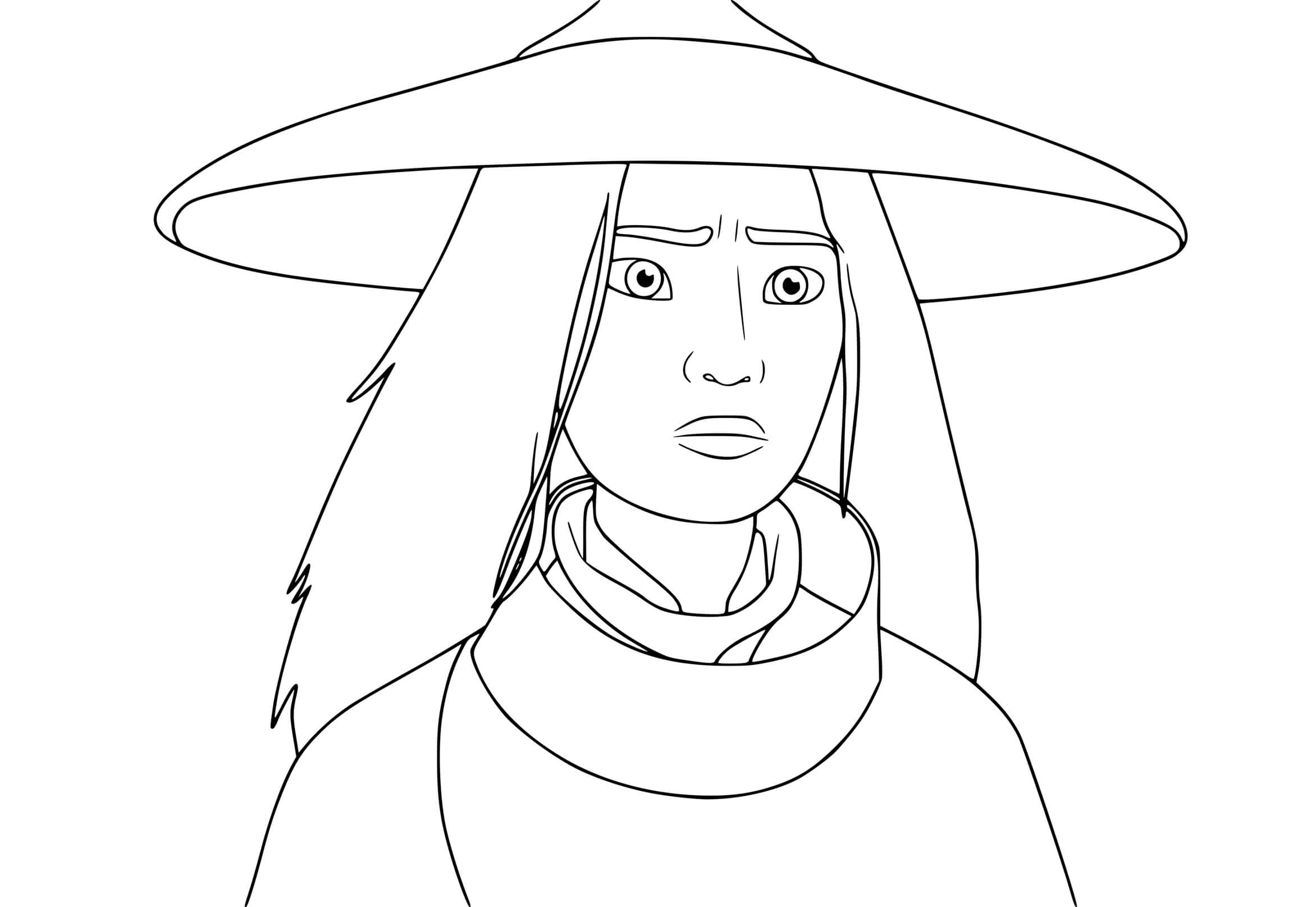 Coloriage Raya et le Dernier Dragon
