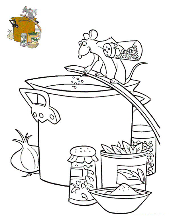 Coloriage Ratatouille