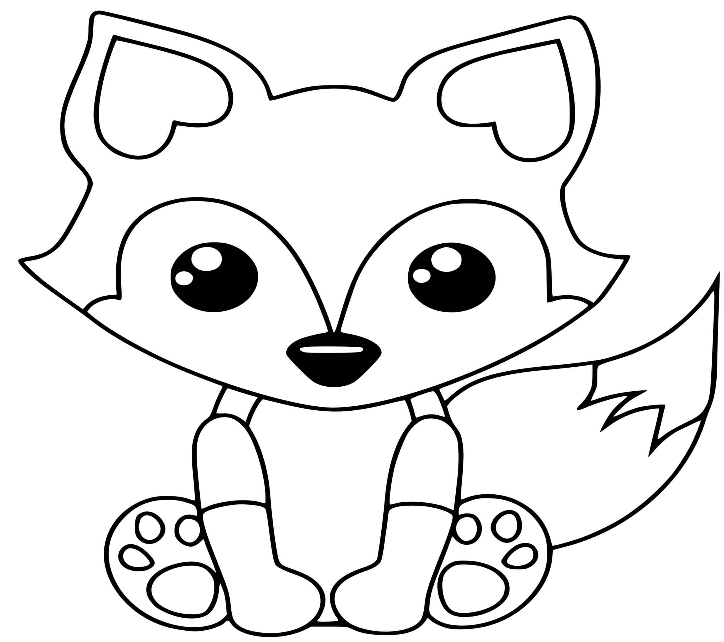Coloriage Renard