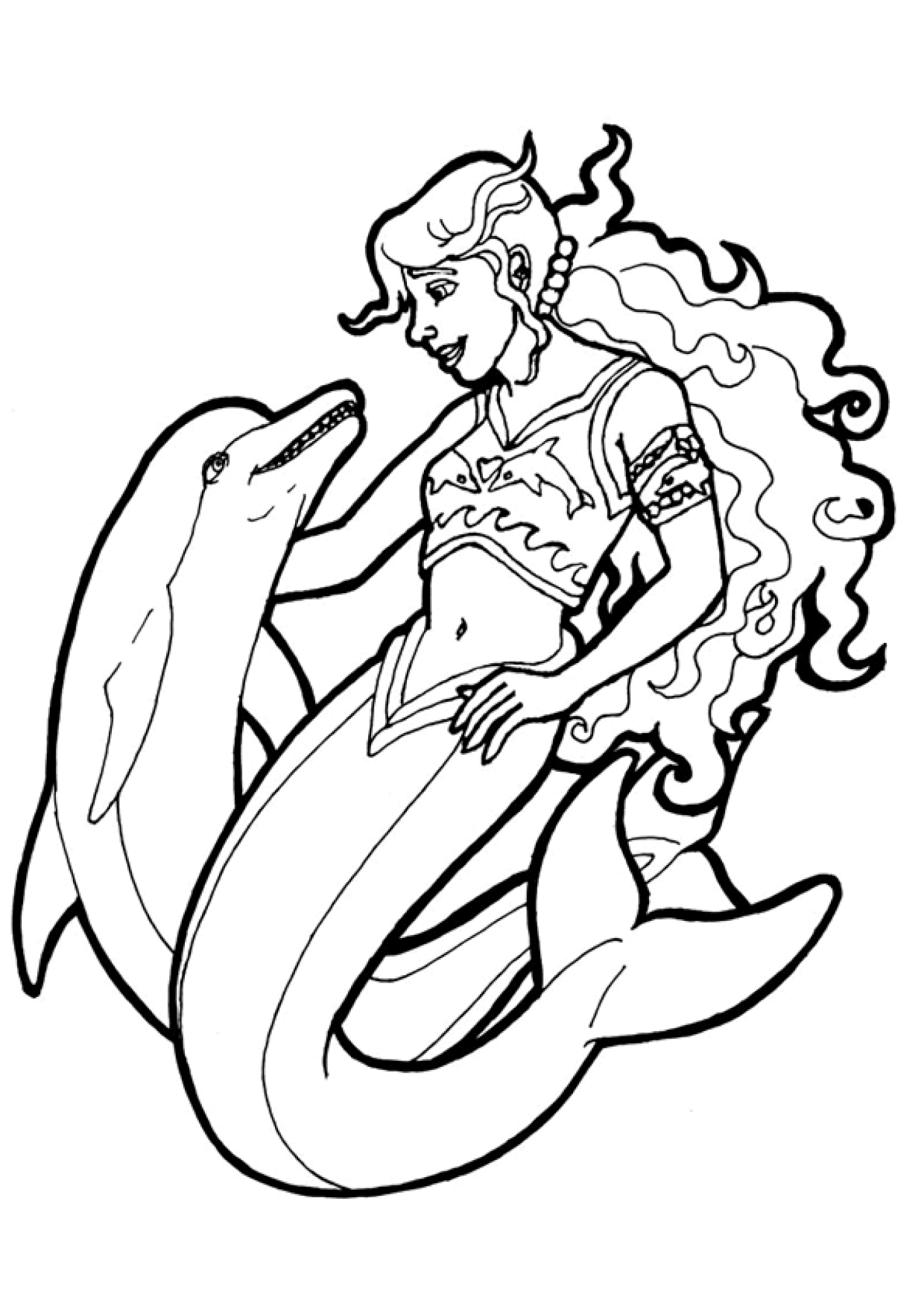 Coloriage Dauphin
