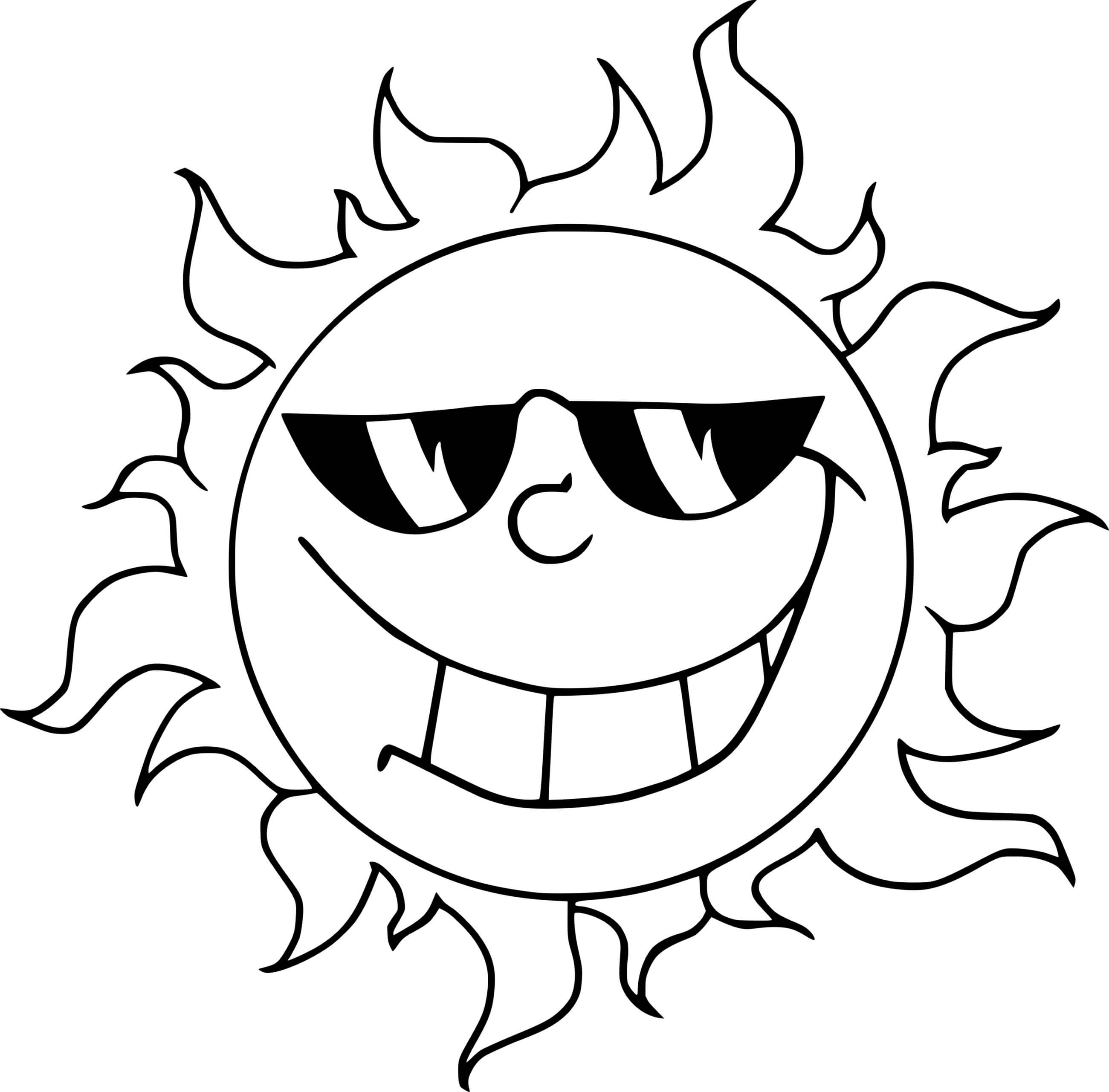 Coloriage Soleil