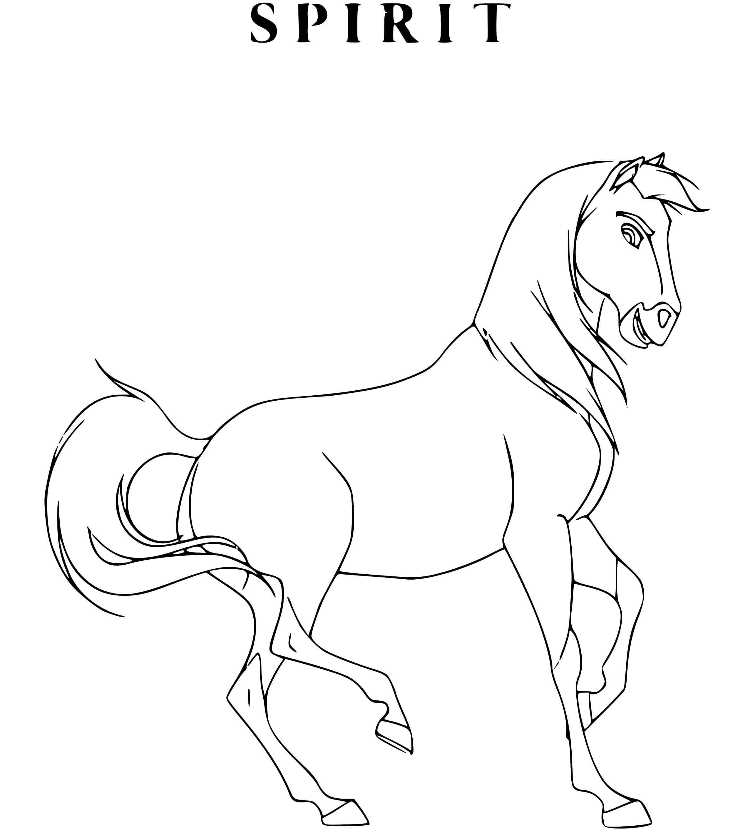 Coloriage Spirit