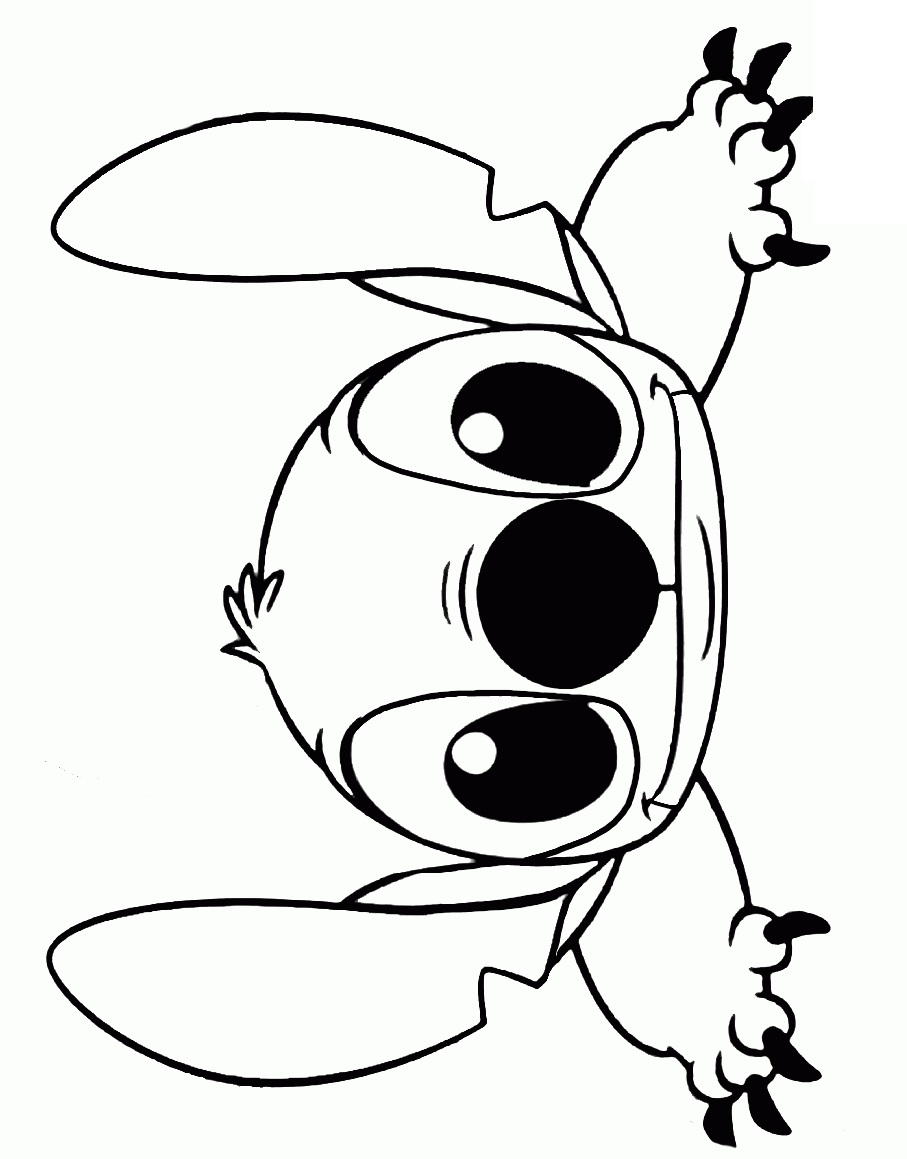 Coloriage Stitch Bébé - Stitch à imprimer