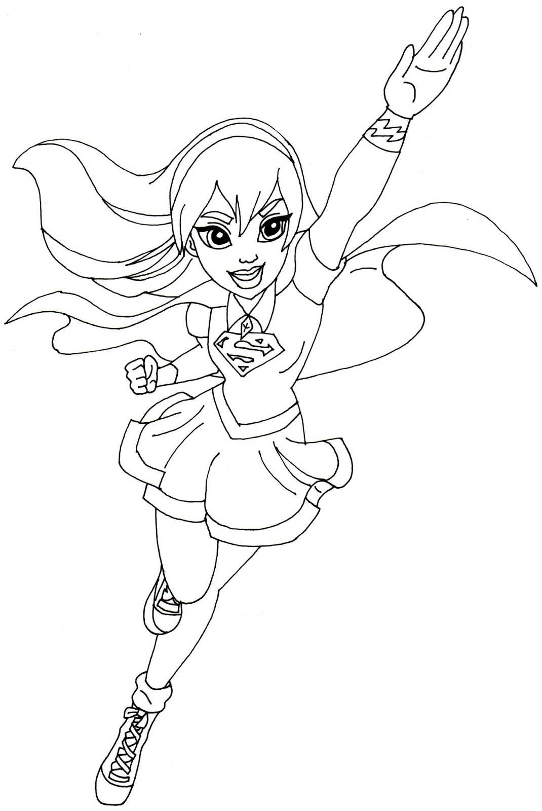Coloriage DC Super Hero Girls