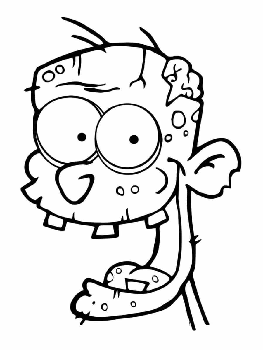 Coloriage Zombie
