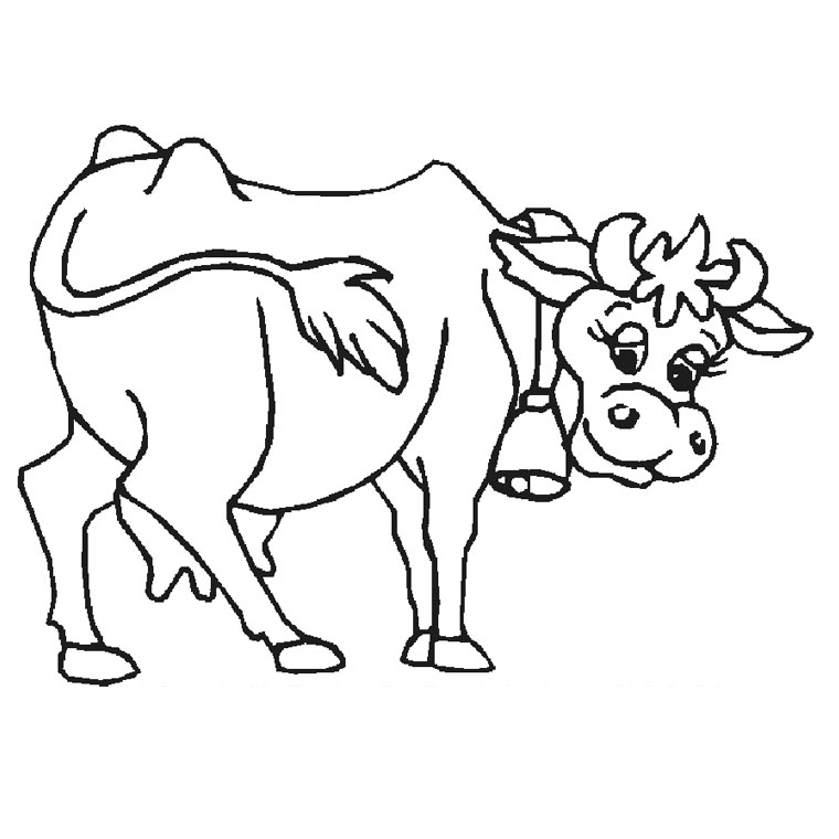 Coloriage Vache - Animaux à imprimer