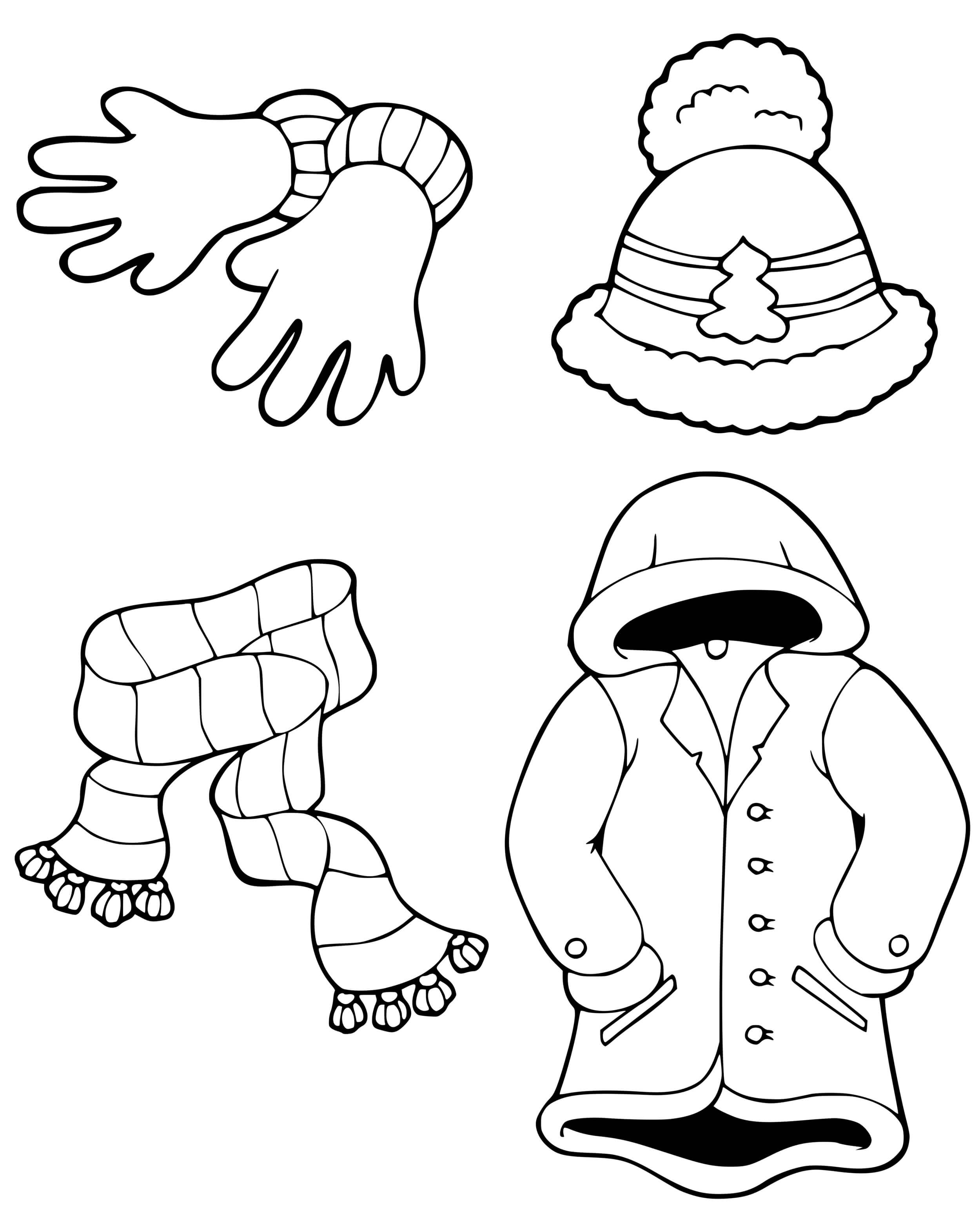 Coloriage Hiver