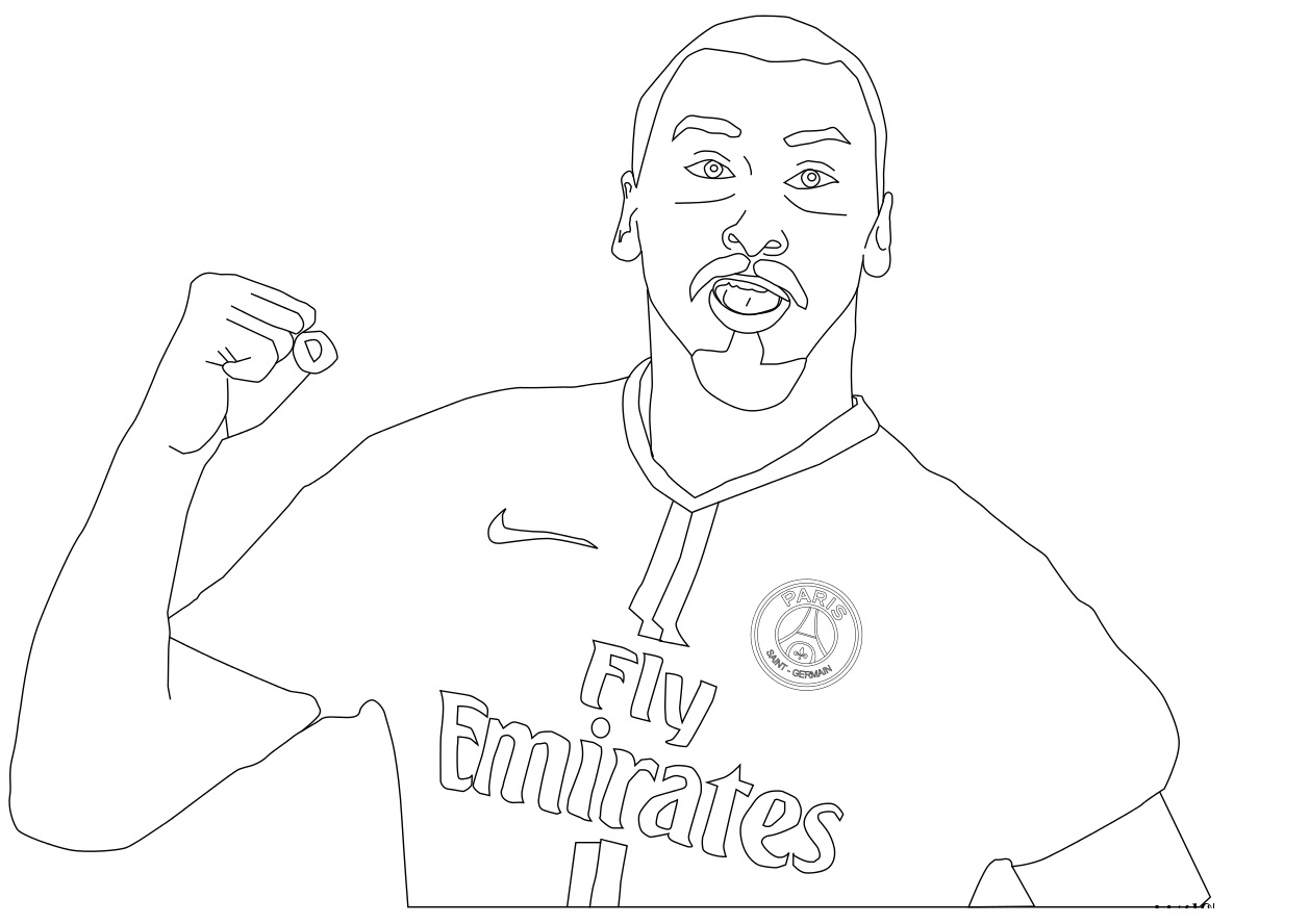 Coloriage PSG Paris Saint-Germain