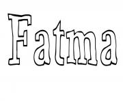 Coloriage Fatma