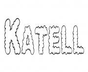 Coloriage Katell