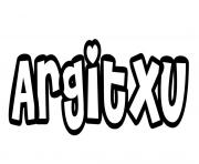 Coloriage Argitxu