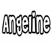 Coloriage Angeline