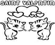 Coloriage dessin saint valentin 14