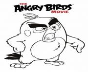 Coloriage angry birds le film red fache
