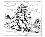 Coloriage noel adulte traditionnel 01