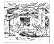 Coloriage noel adulte traditionnel 10