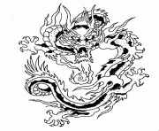 Coloriage dragon chinois 6