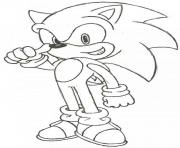 Coloriage sonic 76