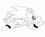 Coloriage sonic 122