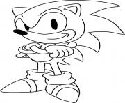 Coloriage sonic 6