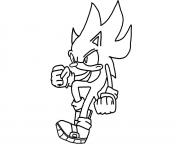 Coloriage sonic 37