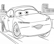 Coloriage natalie certain from cars 3 disney