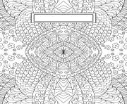 Coloriage Binder Cover Adult Relaxing