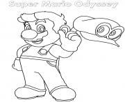 Coloriage Super Mario Odyssey