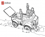 Coloriage lego truck