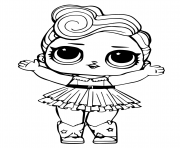 Coloriage lol doll luxe