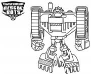 Coloriage Boulder from Transformers Rescue Bots