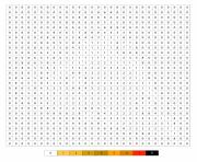 Coloriage une tranche de pizza en pixel art par numero